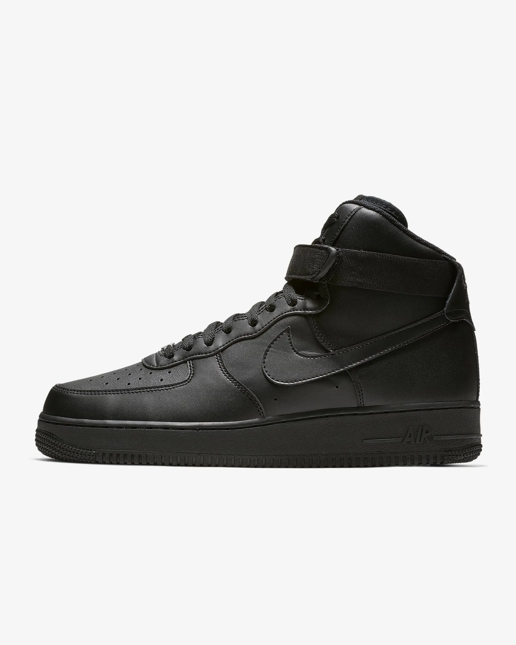 Nike Air Force 1 High '07 Black Narrow Toe Box Lace Comfort