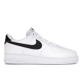 Dribble Step Nike Air Force 1 Low '07 White Black Pebbled Leather