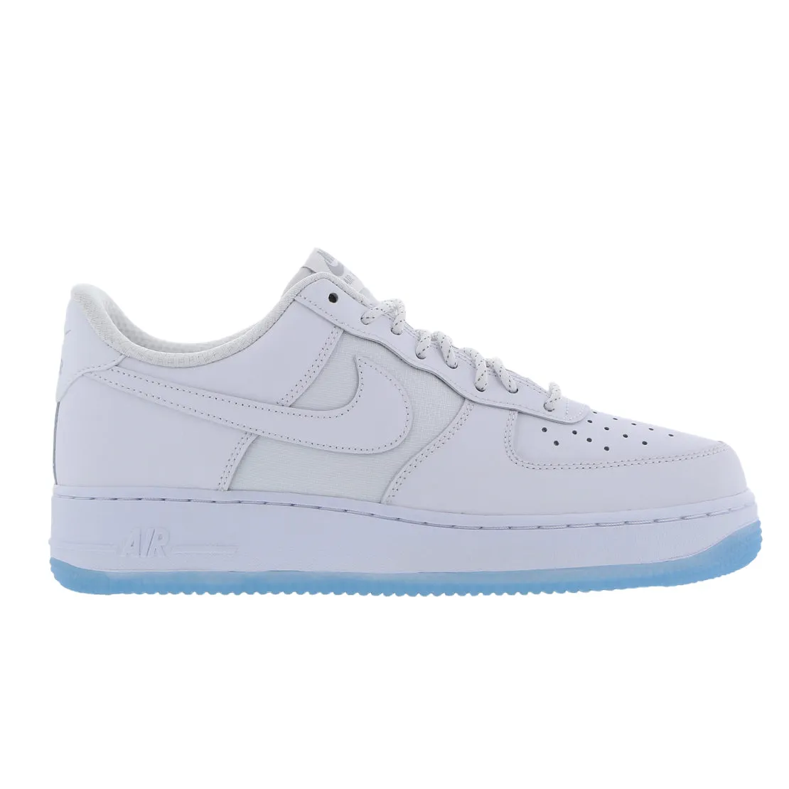 Nike Air Force 1 Low '07 White Ice Blue Sole Buckle Up