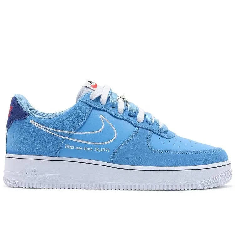 Nike Air Force 1 Low First Use University Blue Rubber   sole
