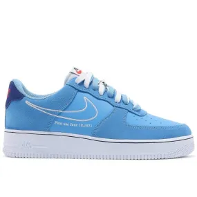 Nike Air Force 1 Low First Use University Blue Rubber   sole