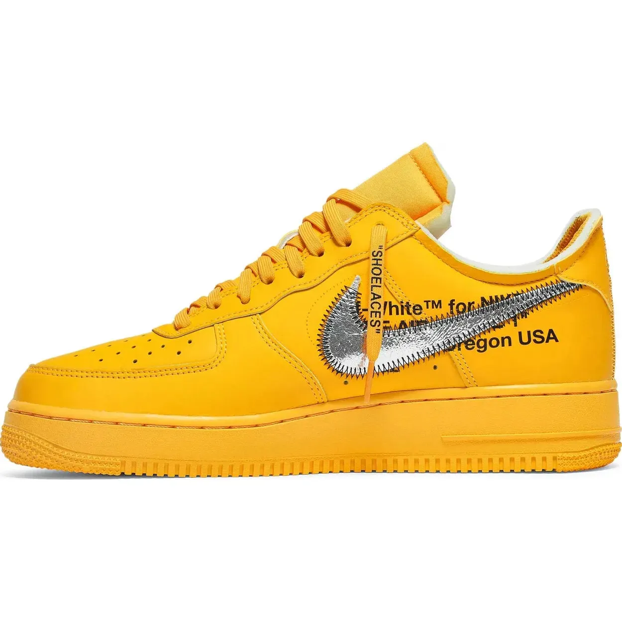 uneven - surface running gear Mesh Nike Air Force 1 Low Off-White ICA University Gold