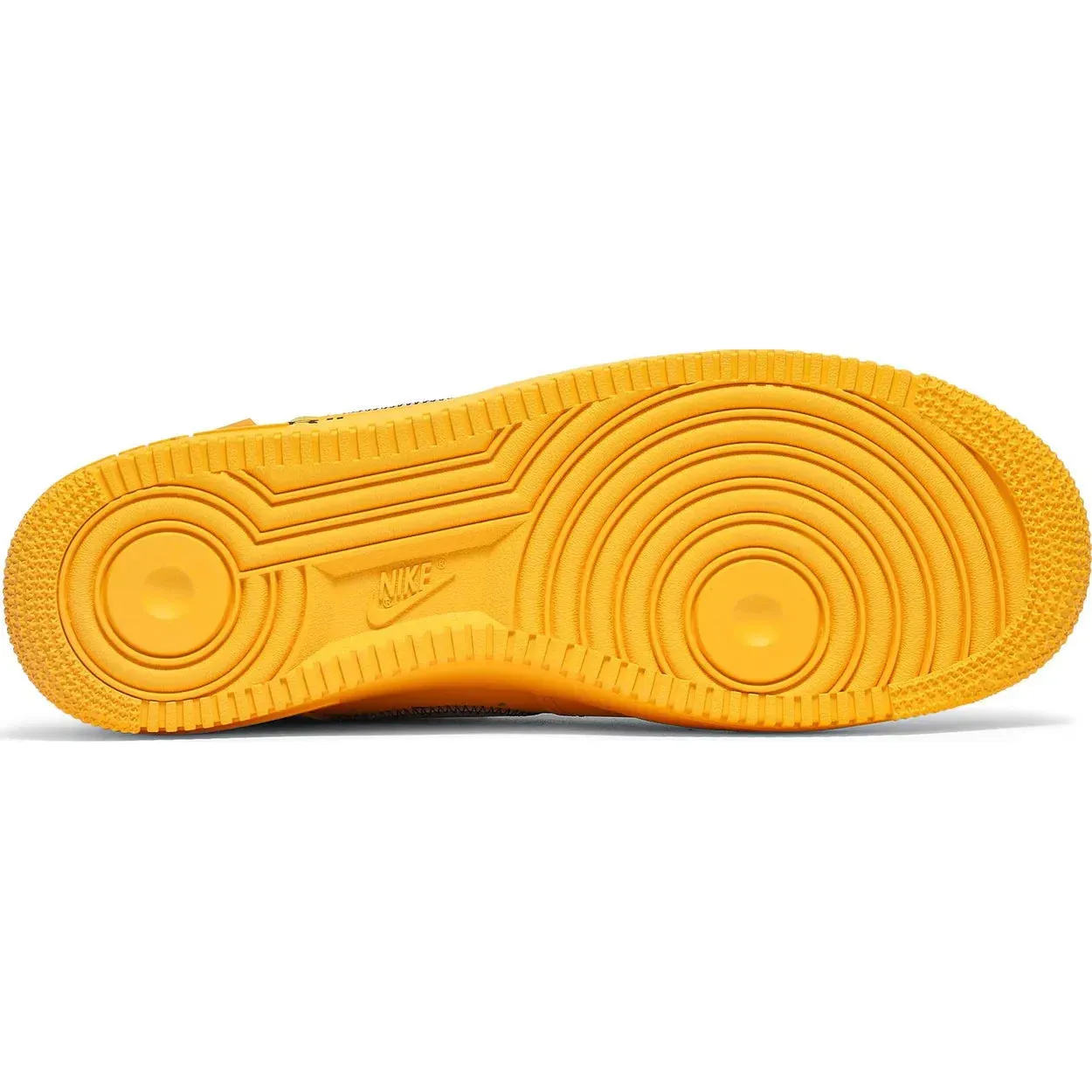 Nike Air Force 1 Low Off-White ICA University Gold single - density midsole shoes weekend running shoes