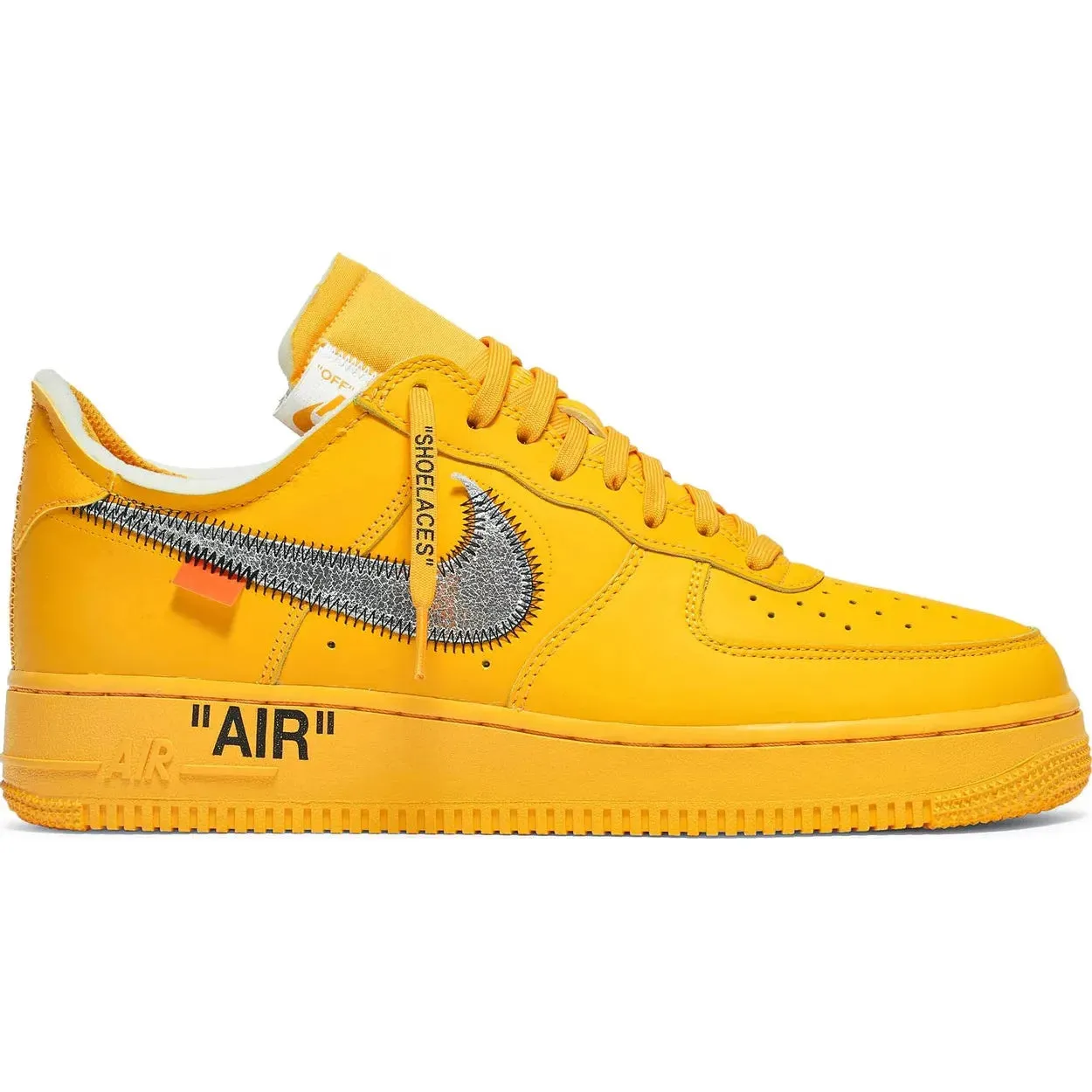 Nike Air Force 1 Low Off-White ICA University Gold padded insole