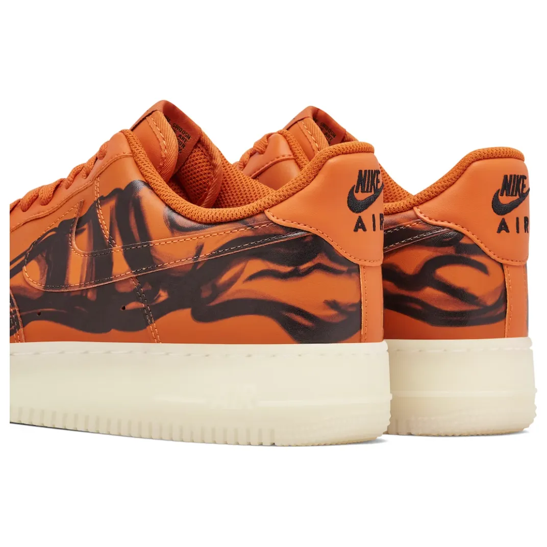 Nike Air Force 1 Low Orange Skeleton Smart Style Slow Walks