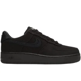 Nike Air Force 1 Low Stussy Black Sidewalk Walk Comfort Flex