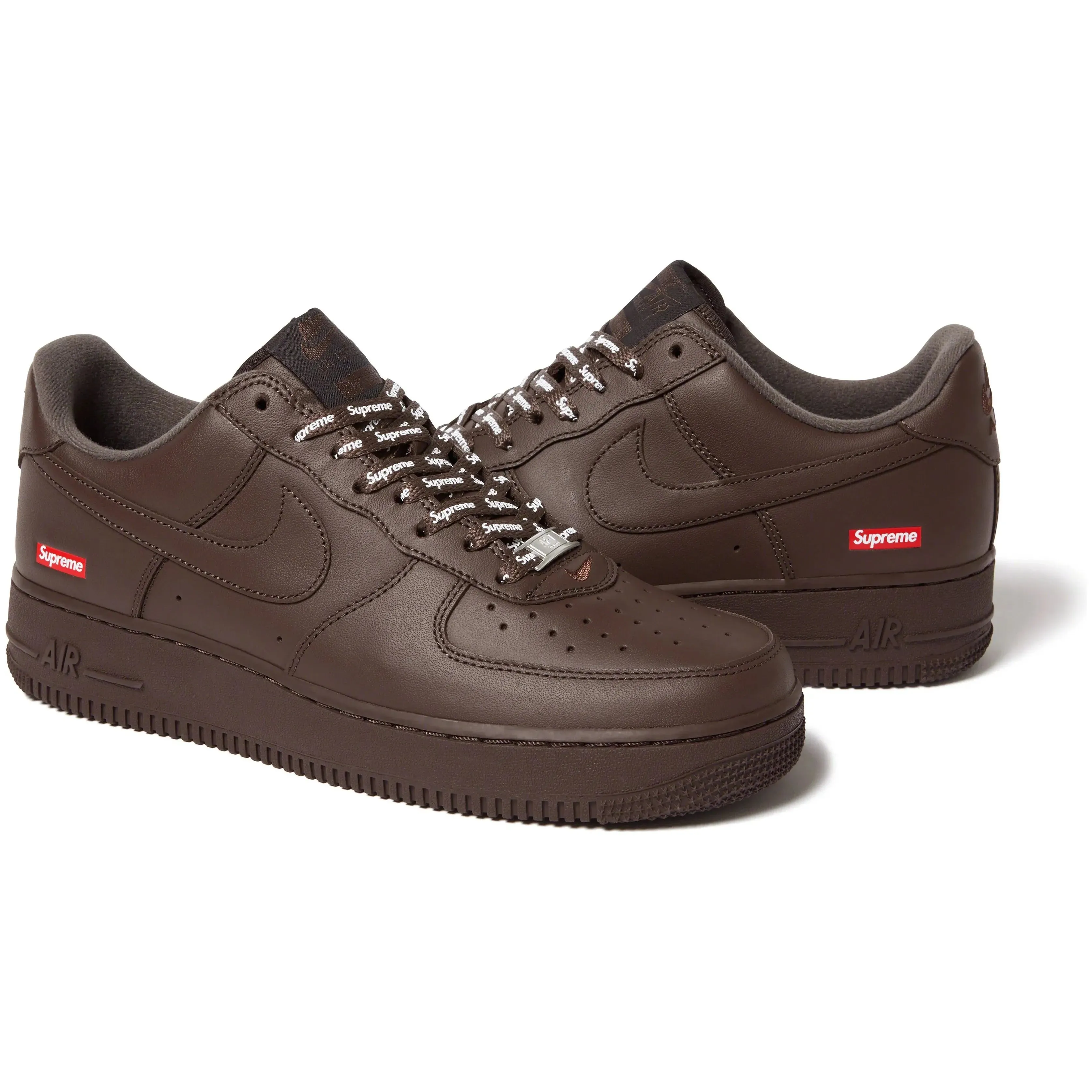 Nike Air Force 1 Low Supreme Baroque Brown Trendy Style