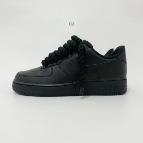 Nike Air Force 1 Low 'Triple Black Rope' Bush Hike