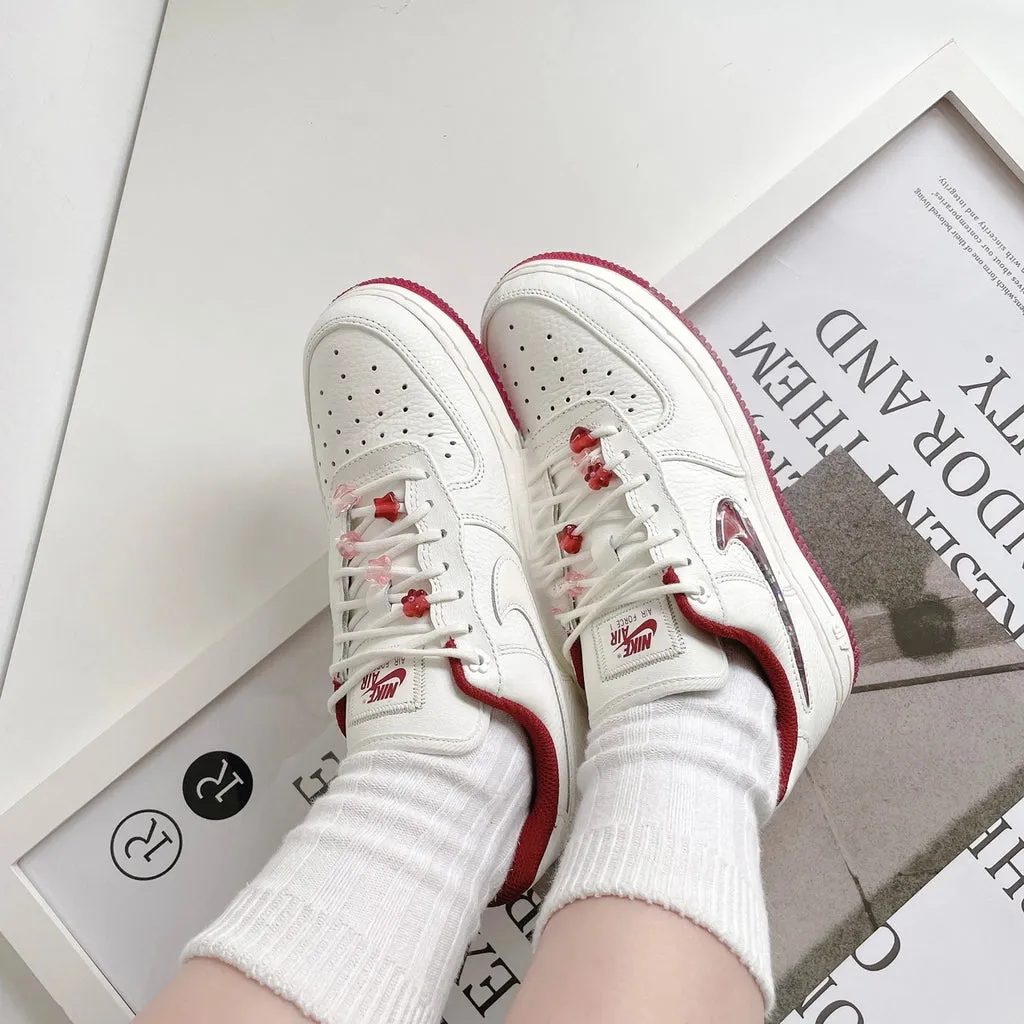Nike Air Force 1 Low Valentine??s Day White Red Pink Game Day