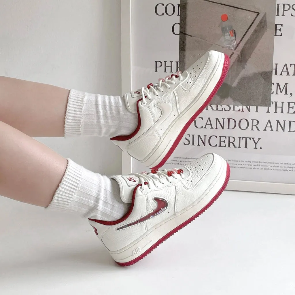 Nike Air Force 1 Low Valentine??s Day White Red Pink Float Feel Chill Time