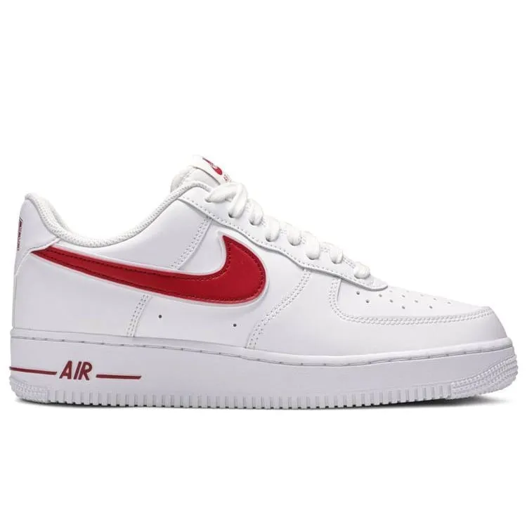 Nike Air Force 1 Low White Gym Red Walk Comfortably