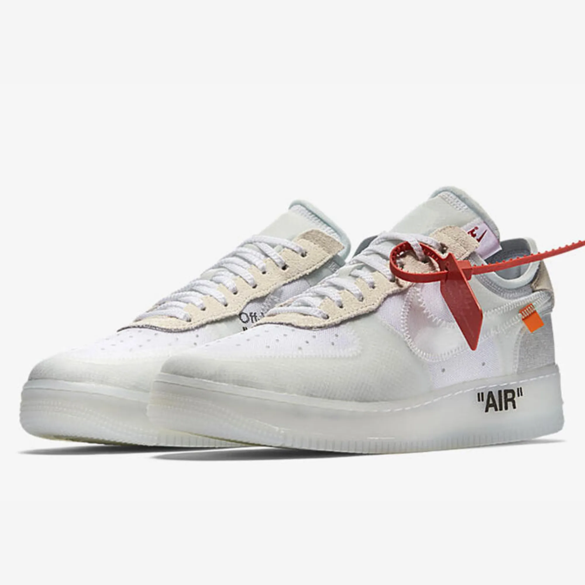 Nike Air Force 1 Off White The Ten Low Seamless Finish Support Zone
