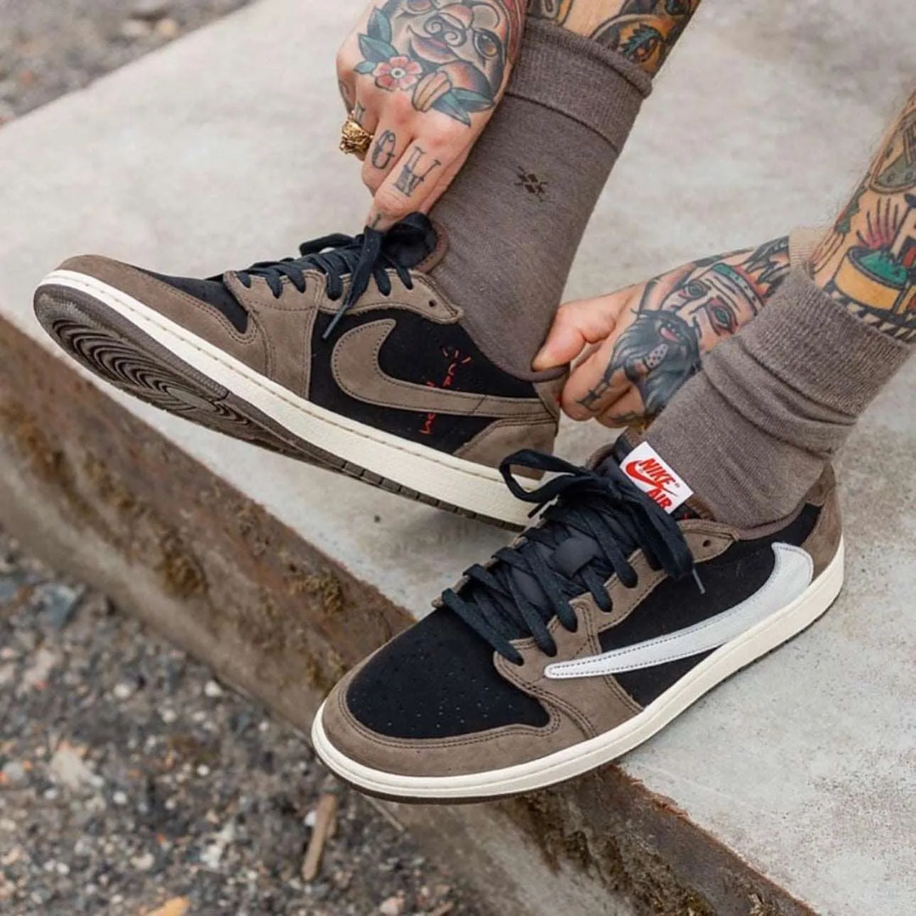 Nike Air Jordan 1 Low Travis Scott Custom Fit