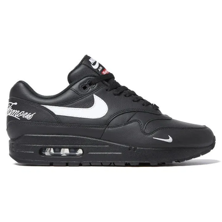 Nike Air Max 1 '87 SP Supreme Black White Rigid Plate Zero Break In Period