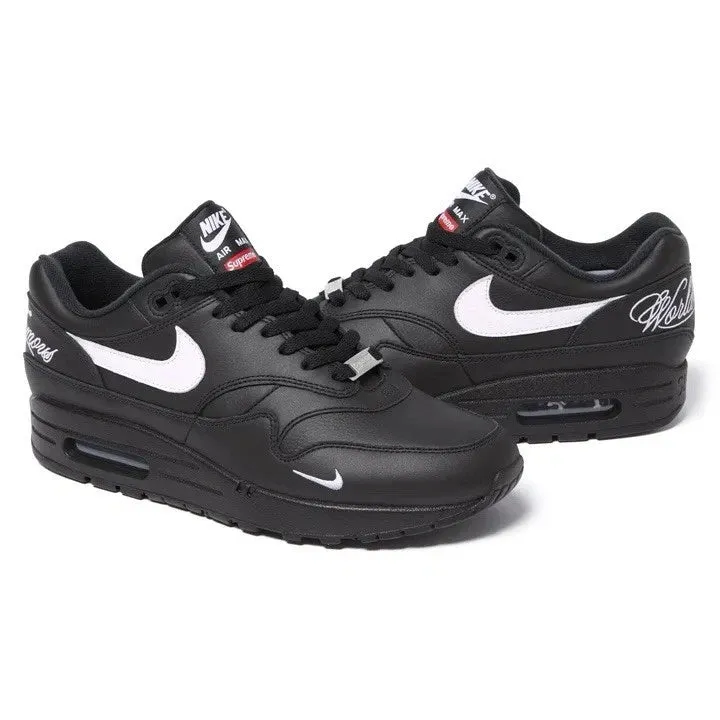 Nike Air Max 1 '87 SP Supreme Black White Quick   Drying