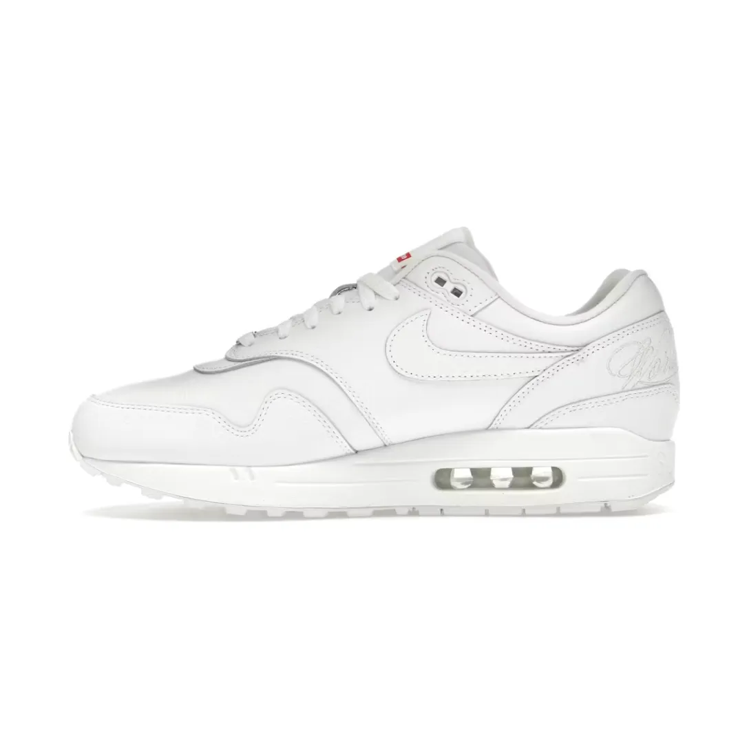 Nike Air Max 1 '87 SP Supreme Triple White Silicone Grip Tabs Regular Fit