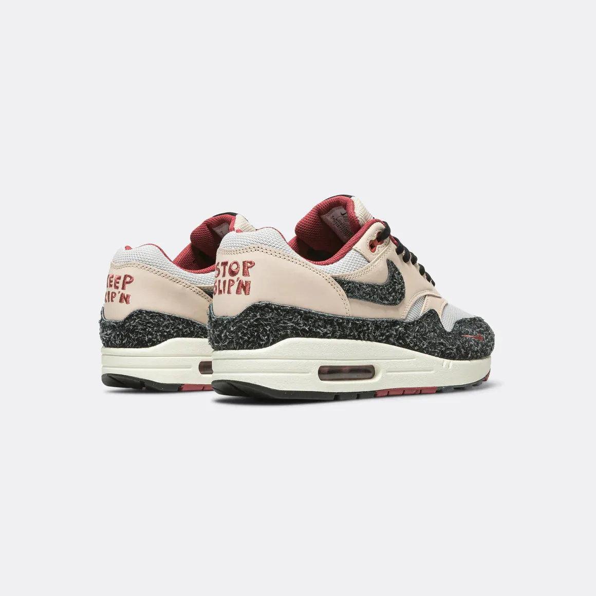 Nike Air Max 1 PRM - Pearl White/Black-Vast Grey-Cedar TPU Outsole Fashion-forward flexibility