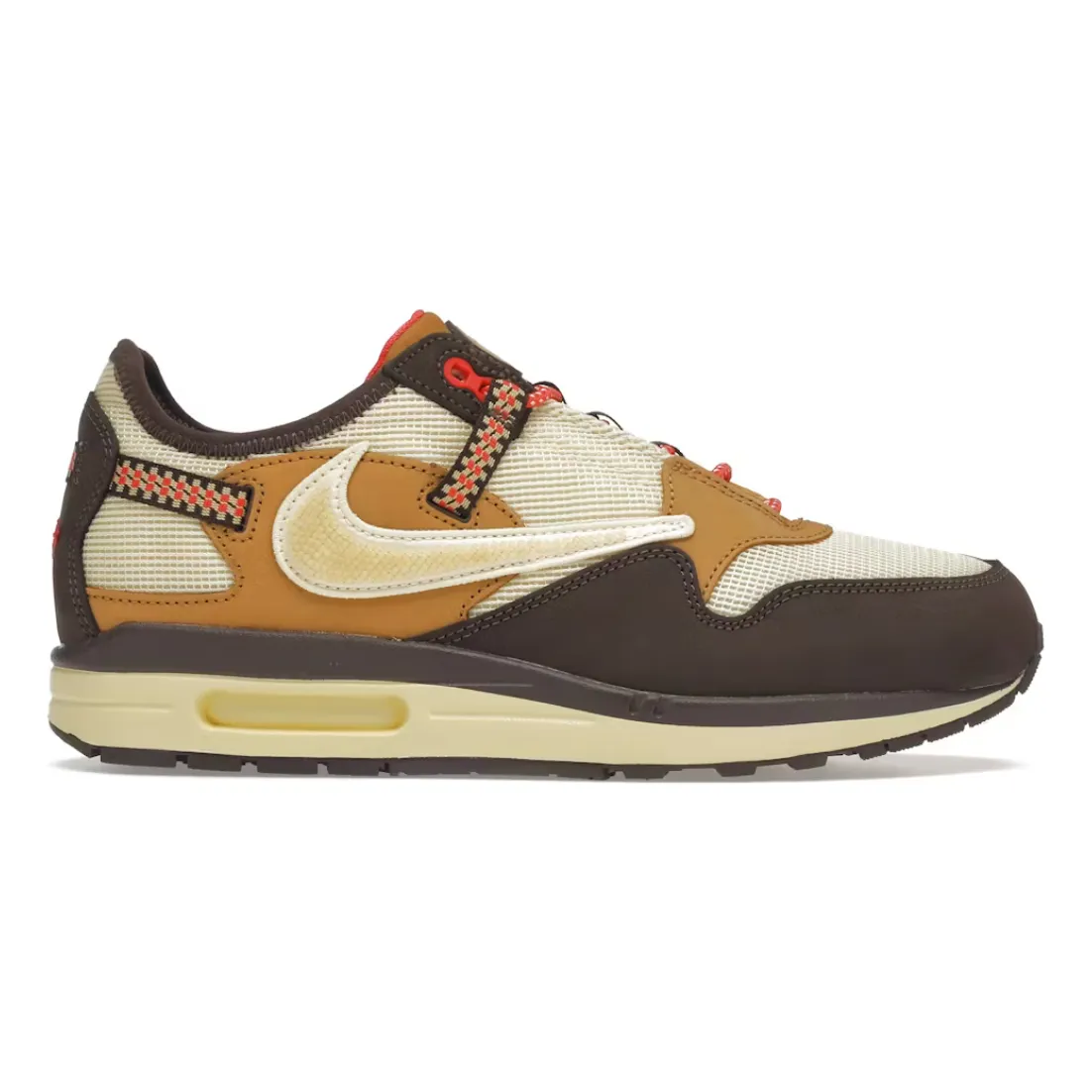 Nike Air Max 1 Travis Scott Cactus Jack Baroque Brown Advanced Shock Diffusion