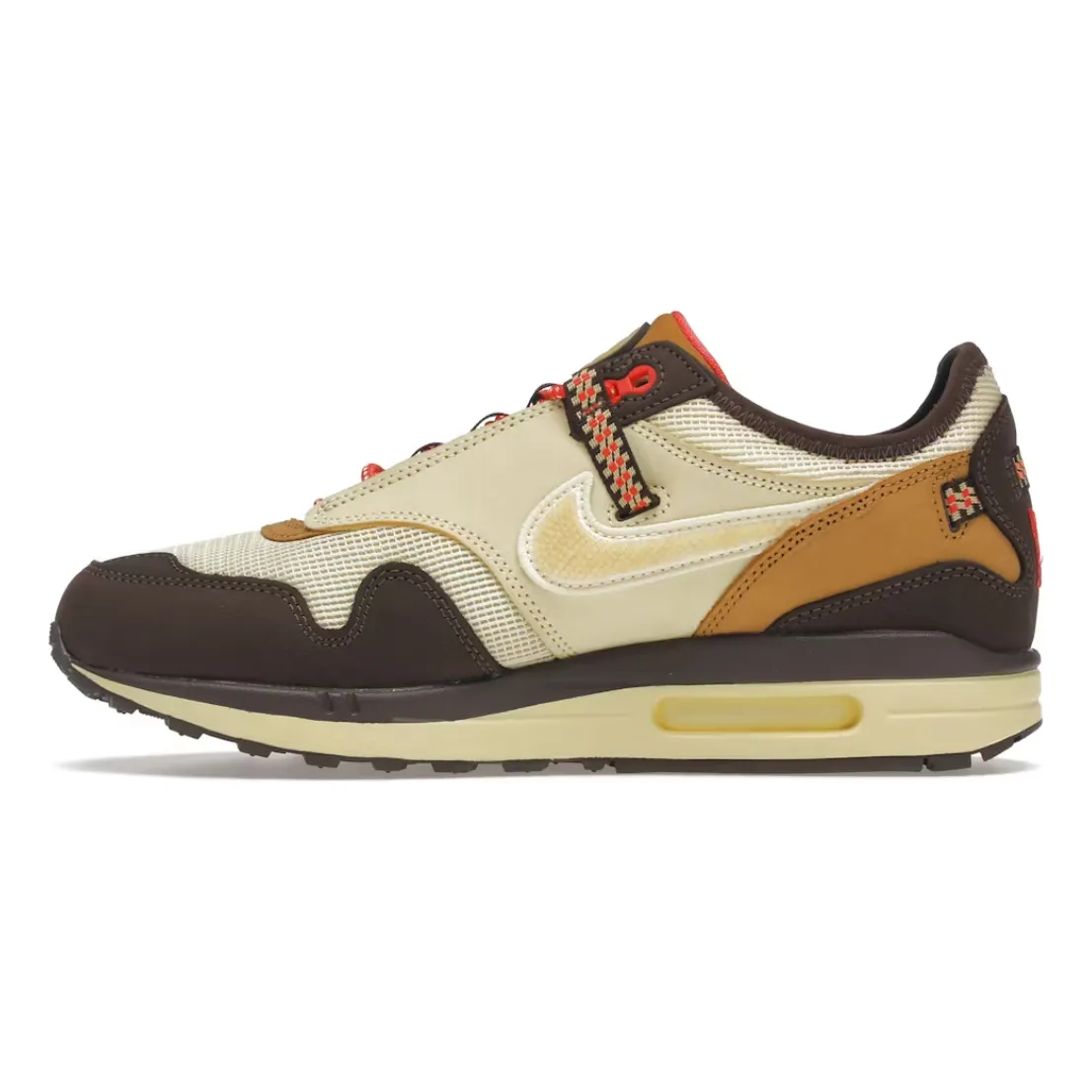Nike Air Max 1 Travis Scott Cactus Jack Baroque Brown Secure fit Light Pack