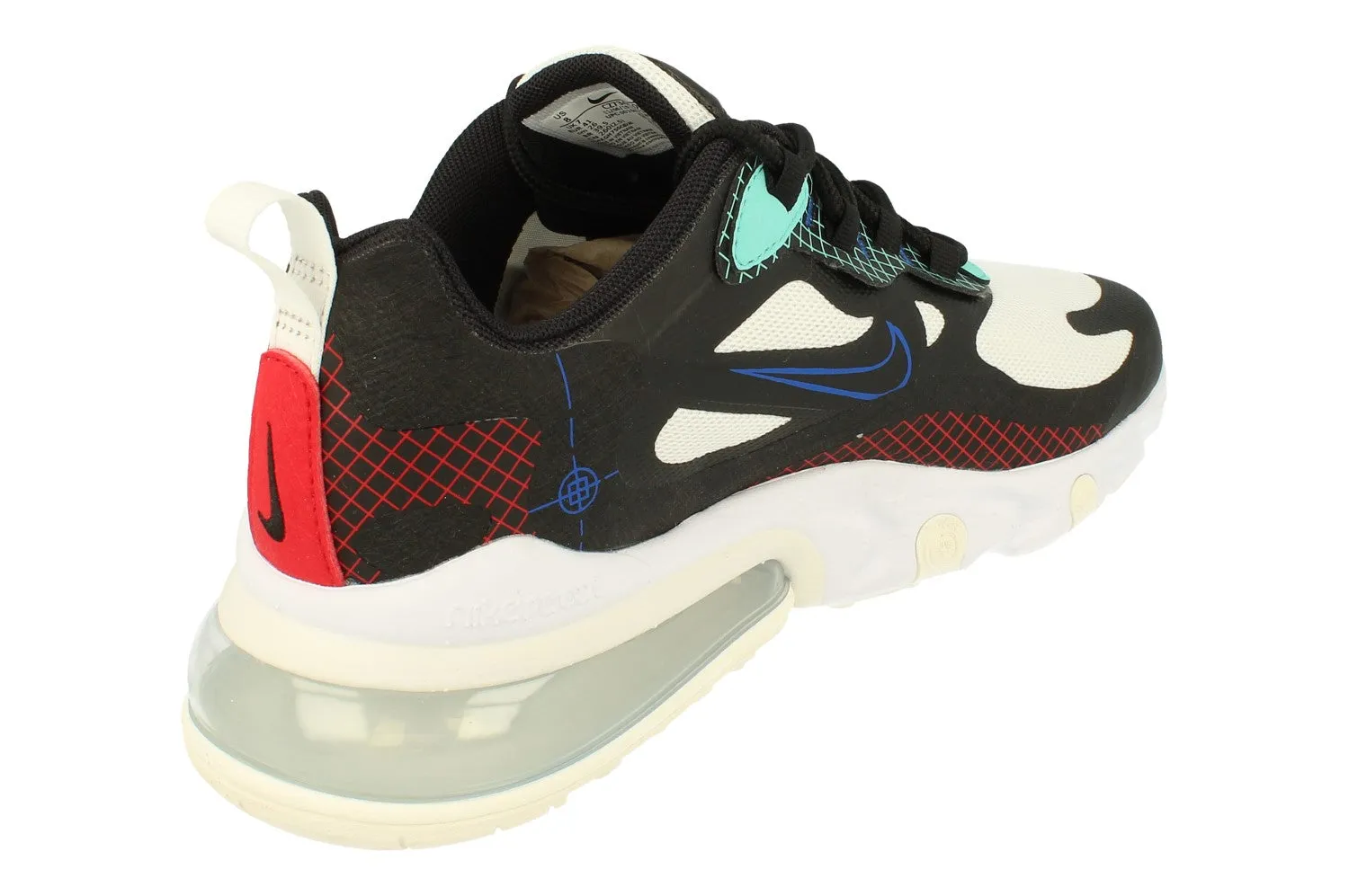 Nike Air Max 270 React Mens CZ7344 001 rigid - upper shoes Tempo - run