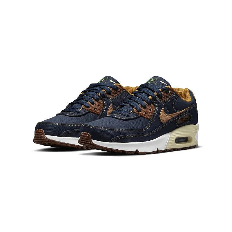 Nike AIR MAX 90 SE OBSIDIAN-WHEAT-COCONUT MILK-WHI Smooth Flow