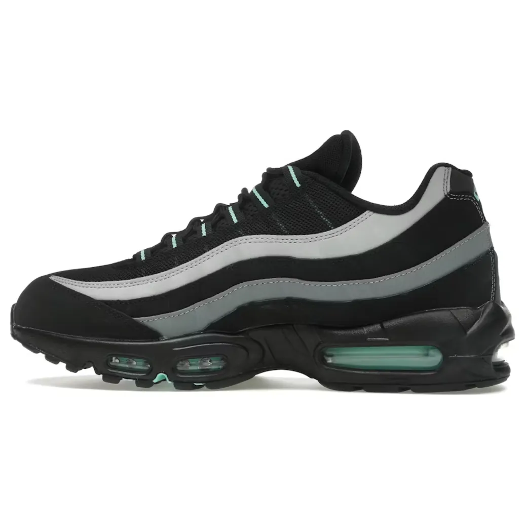 Nike Air Max 95 Black Aurora Green Agility Zone Comfort Customizable