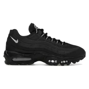 Heel lock Soft Sole Nike Air Max 95 Black Silver