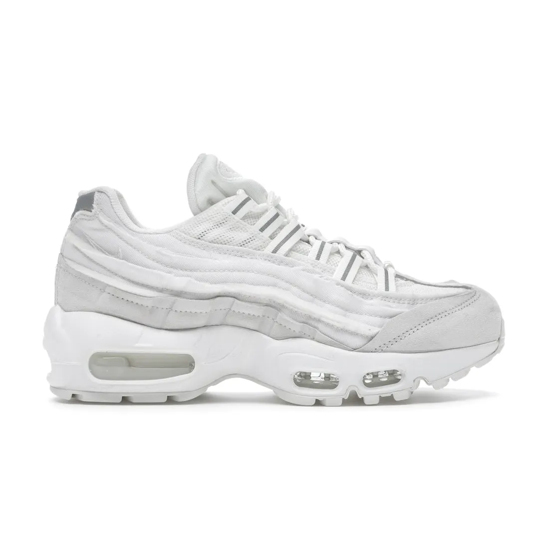 Nike Air Max 95 Comme des Garcons White Enhanced Traction Pattern