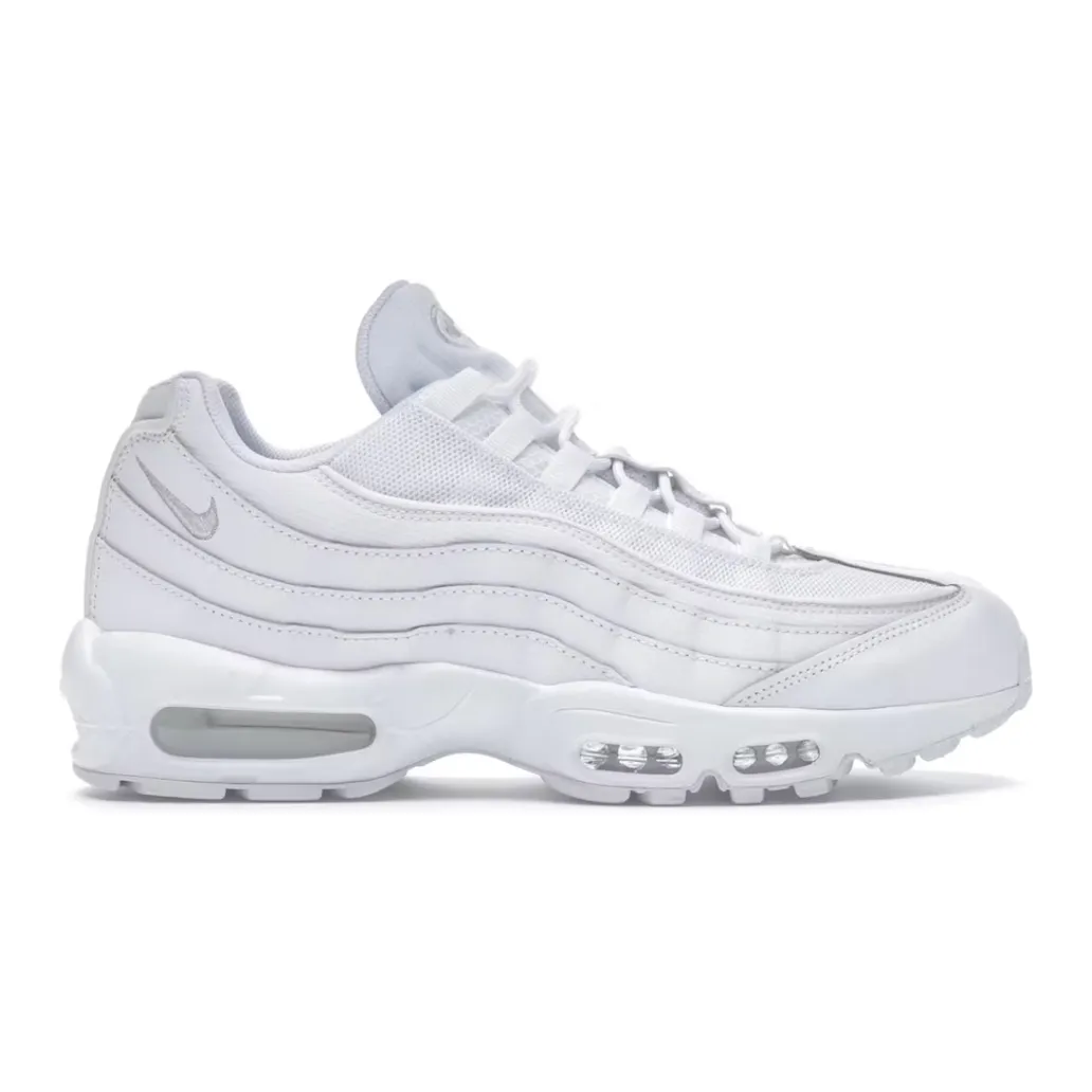 Grip Focused Layer Good ventilation Nike Air Max 95 Essential White Grey Fog