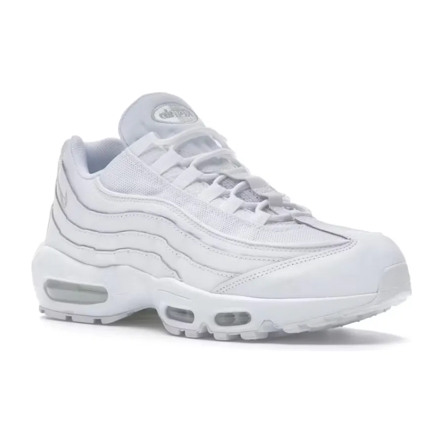 Nike Air Max 95 Essential White Grey Fog Rigid Heel Cup