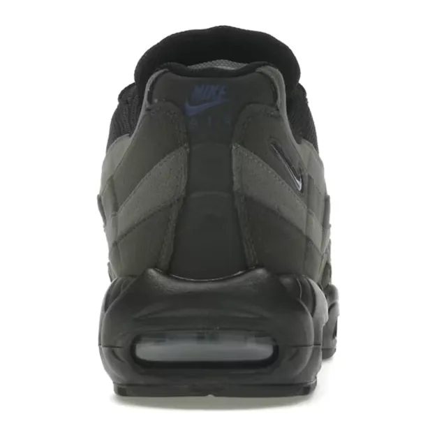 Nike Air Max 95 Jewel Black Deep Royal FlexibleMidsole Explosive Movement Core