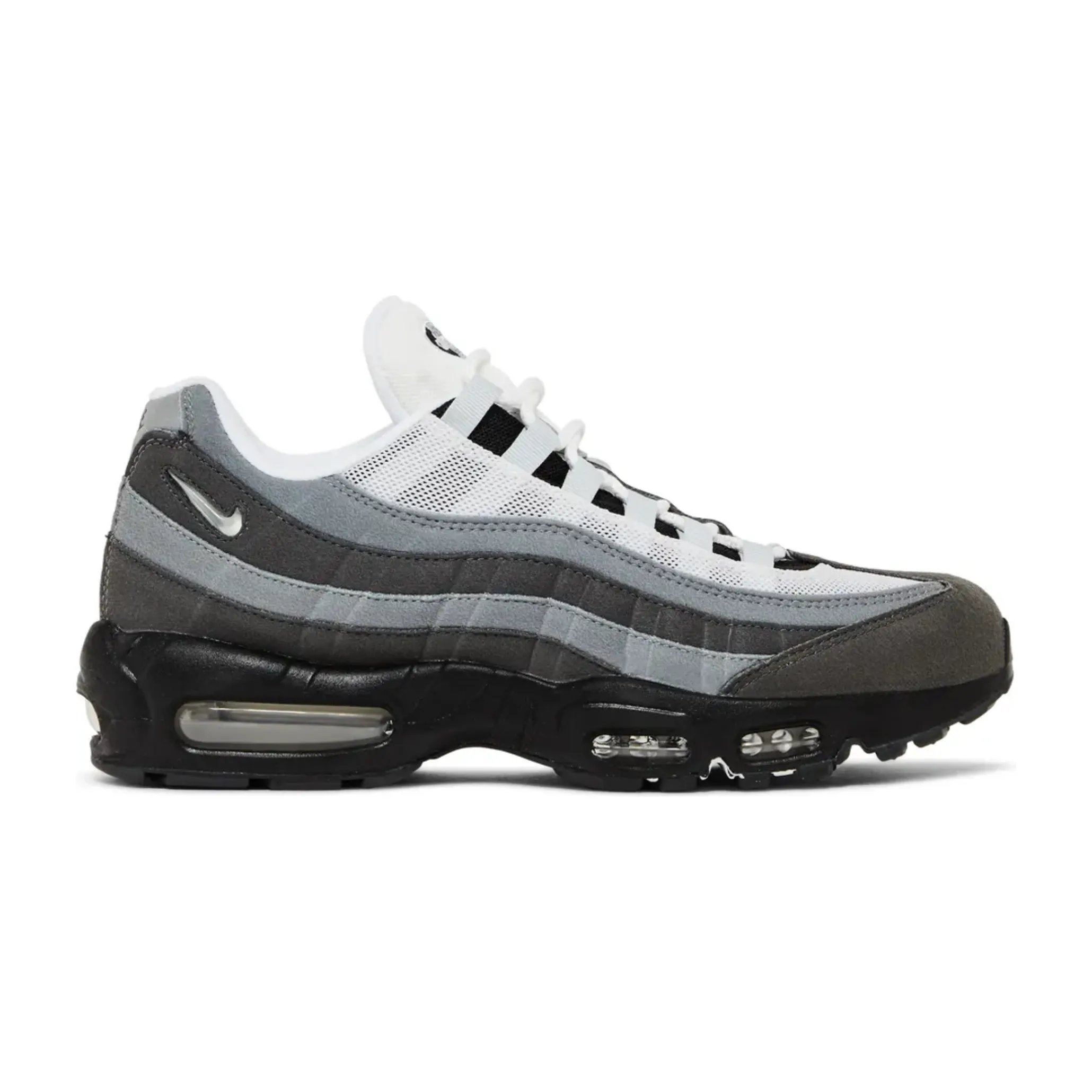 Nike Air Max 95 Jewel Swoosh Grey Tension Control Webbing Suede
