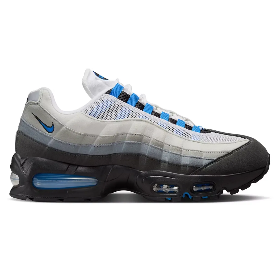 TPU Midsole Grip Fit Nike Air Max 95 OG Big Bubble Blue Spark
