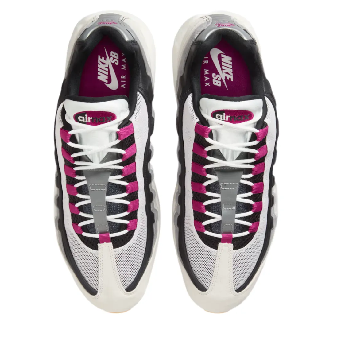 Hyperflex Outsole Grooves Grounded Stability Nike Air Max 95 SB Cactus Flower