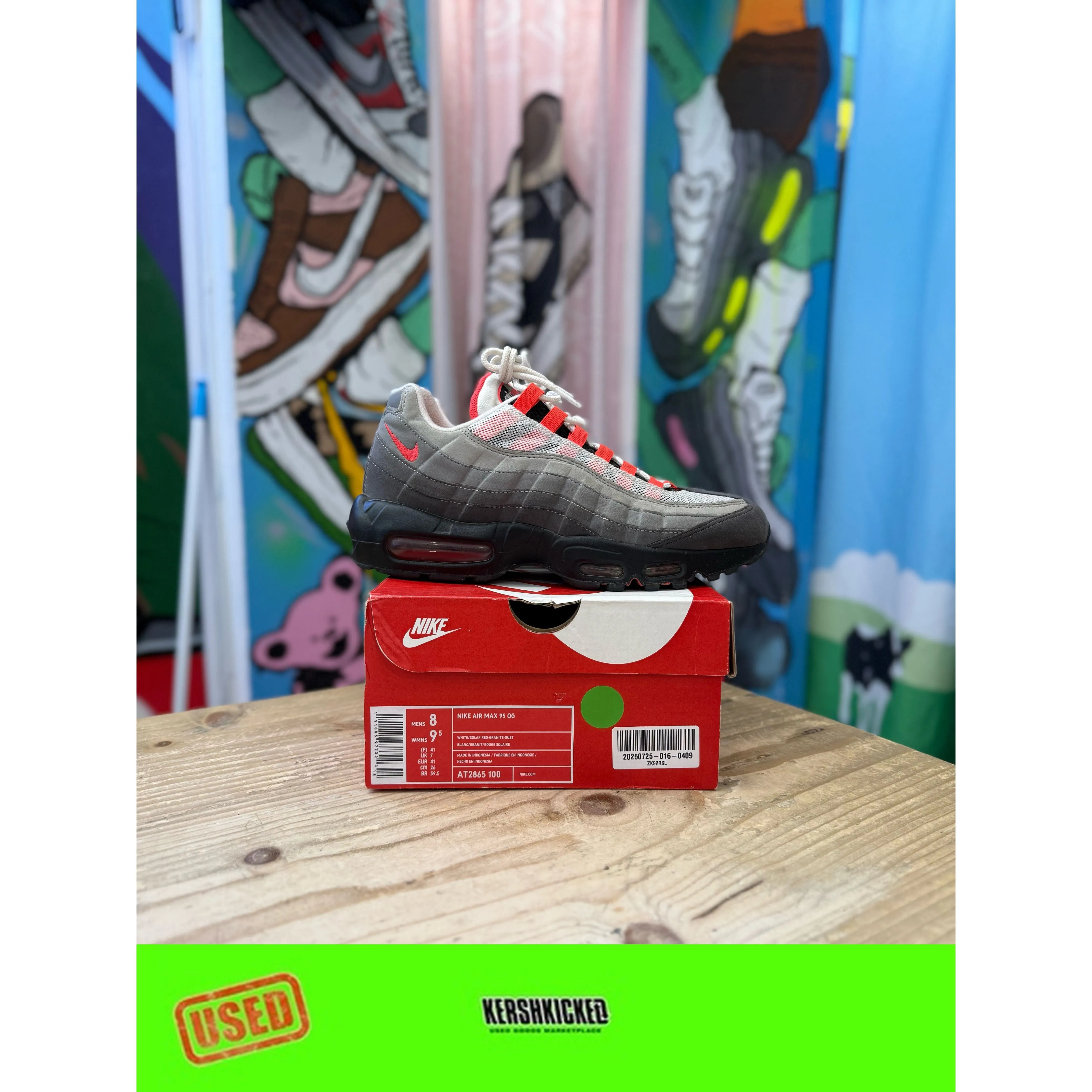 Hoop Moves All-Day Stability Nike Air Max 95 Solar Red UK7