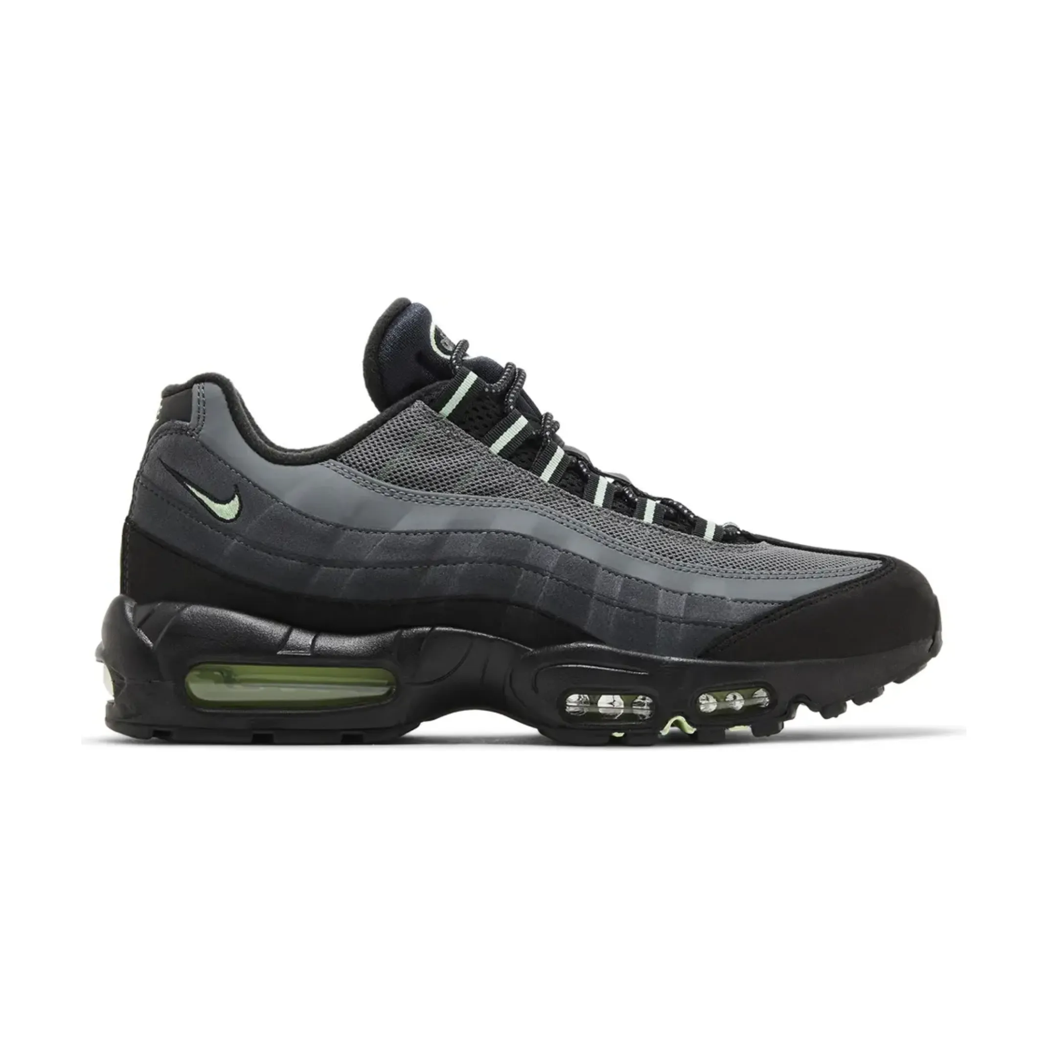 Flexible Sole Articulation Outdoor Agility Nike Air Max 95 Vapor Green
