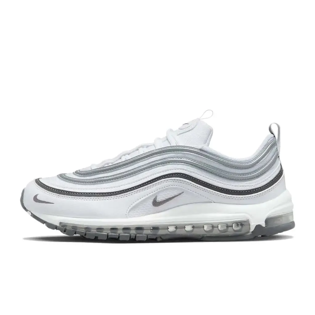 Pro Agility Performance Firm Ground Nike Air Max 97 White Silver Grey