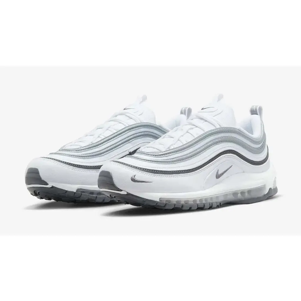 Light Movement Premium Material Nike Air Max 97 White Silver Grey