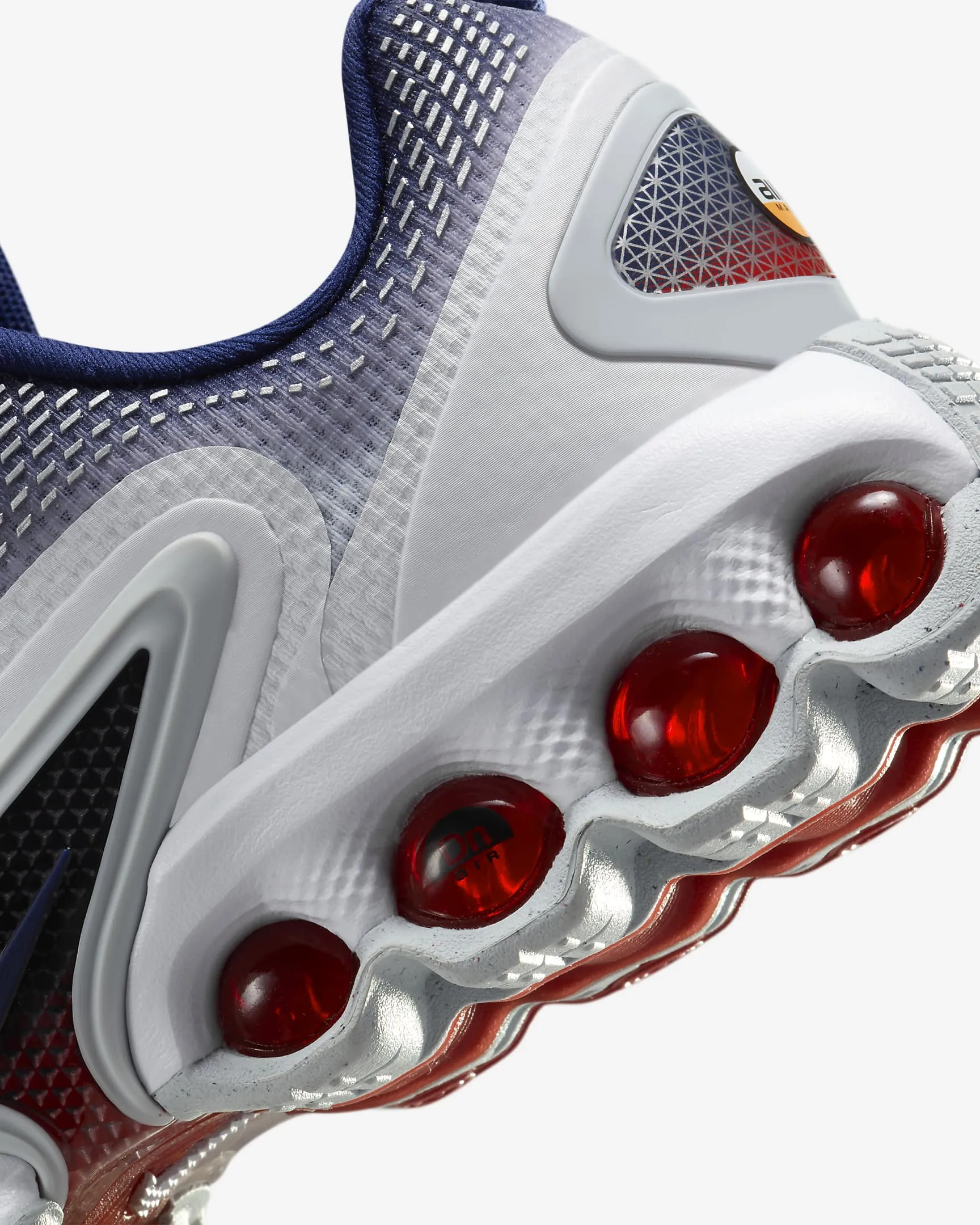 Nike Air Max Dn Black Void/Sport Red Anti Slip Rubber Outsole ShockDispersion