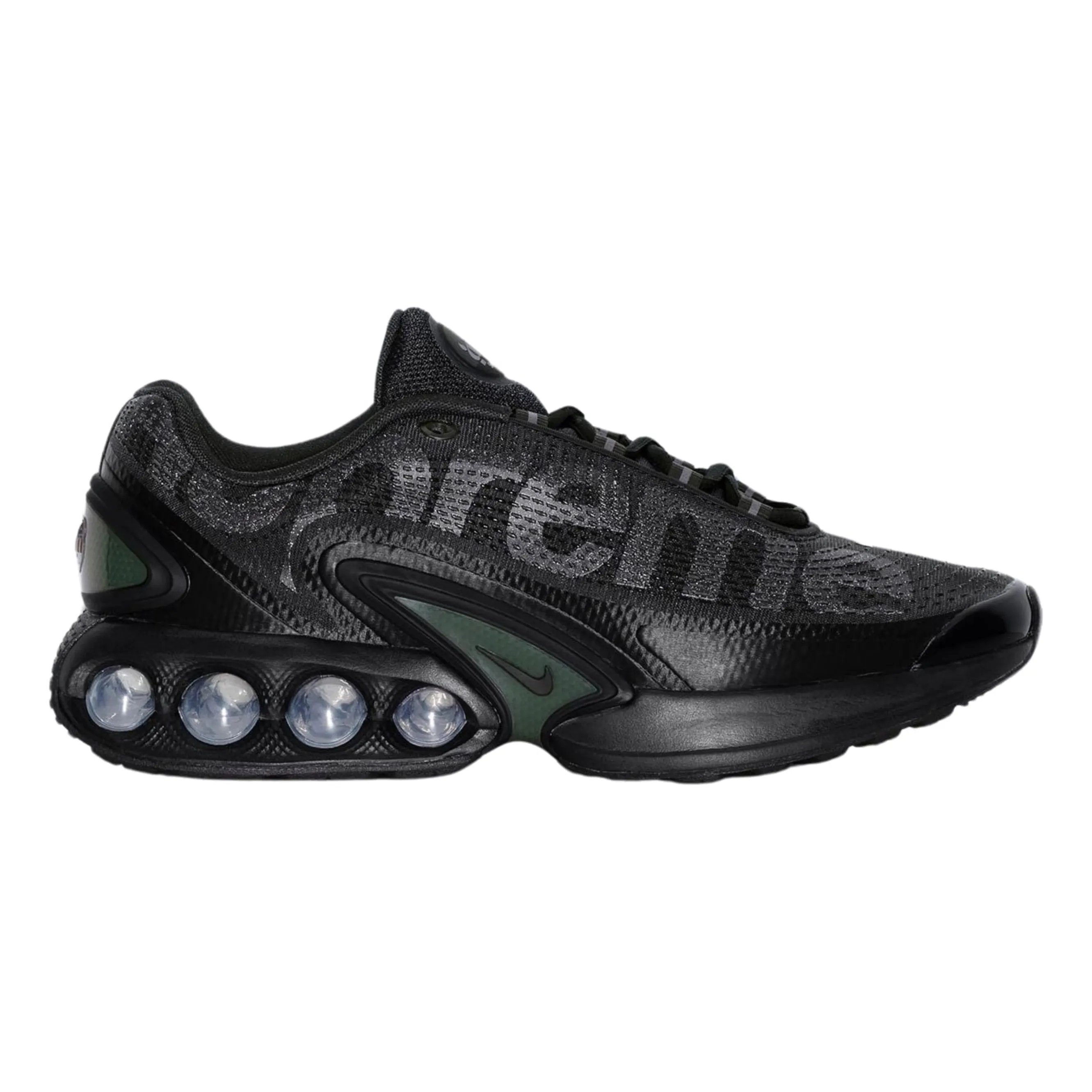 Nike Air Max Dn Supreme Black Compression Resistant Midsole SturdyConstruction