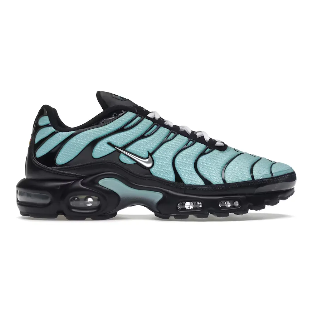 Low Top Style Aerodynamic Frame Nike Air Max Plus Aqua Blue