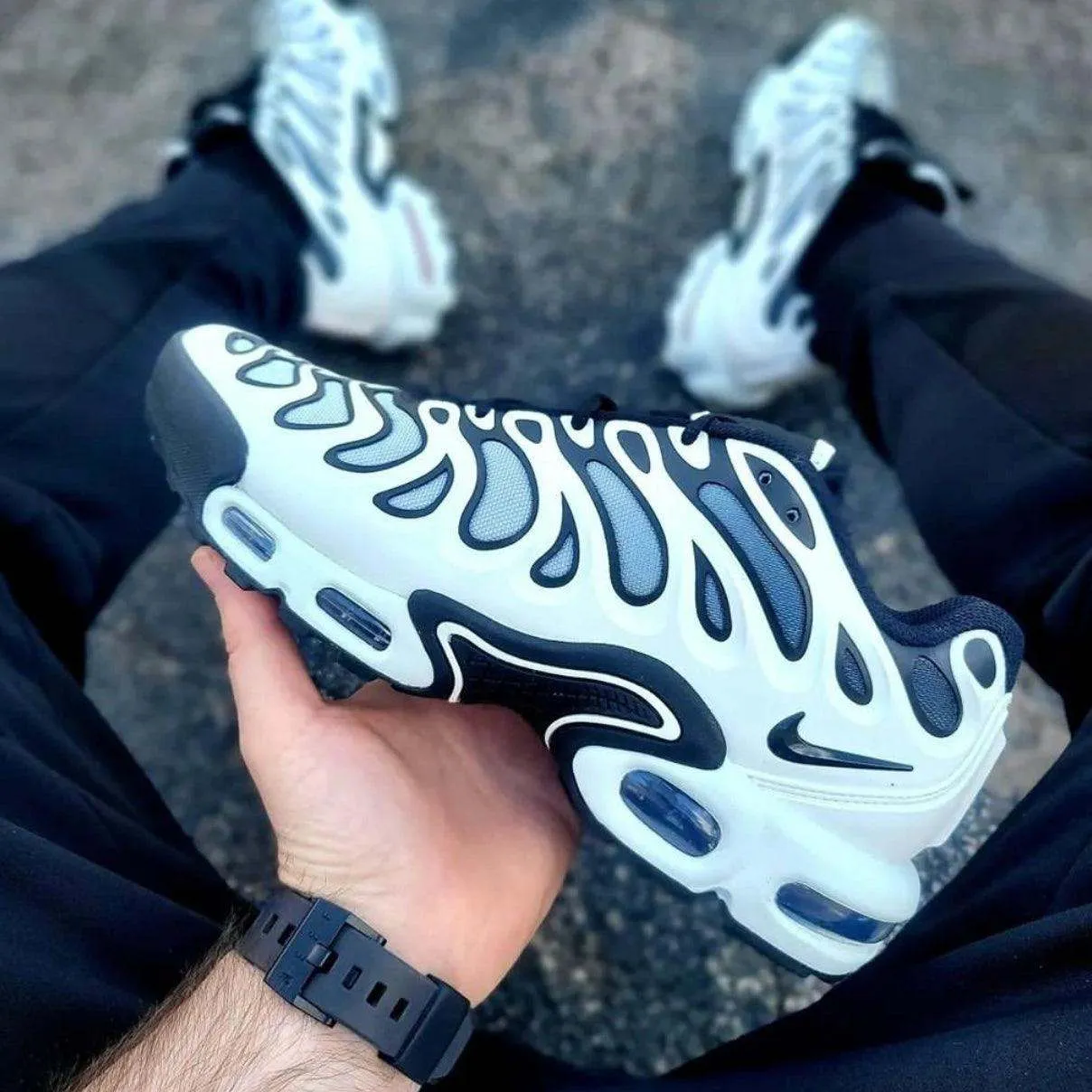 Proprioception Enhanced Nike Air Max Plus Drift "White/Black"