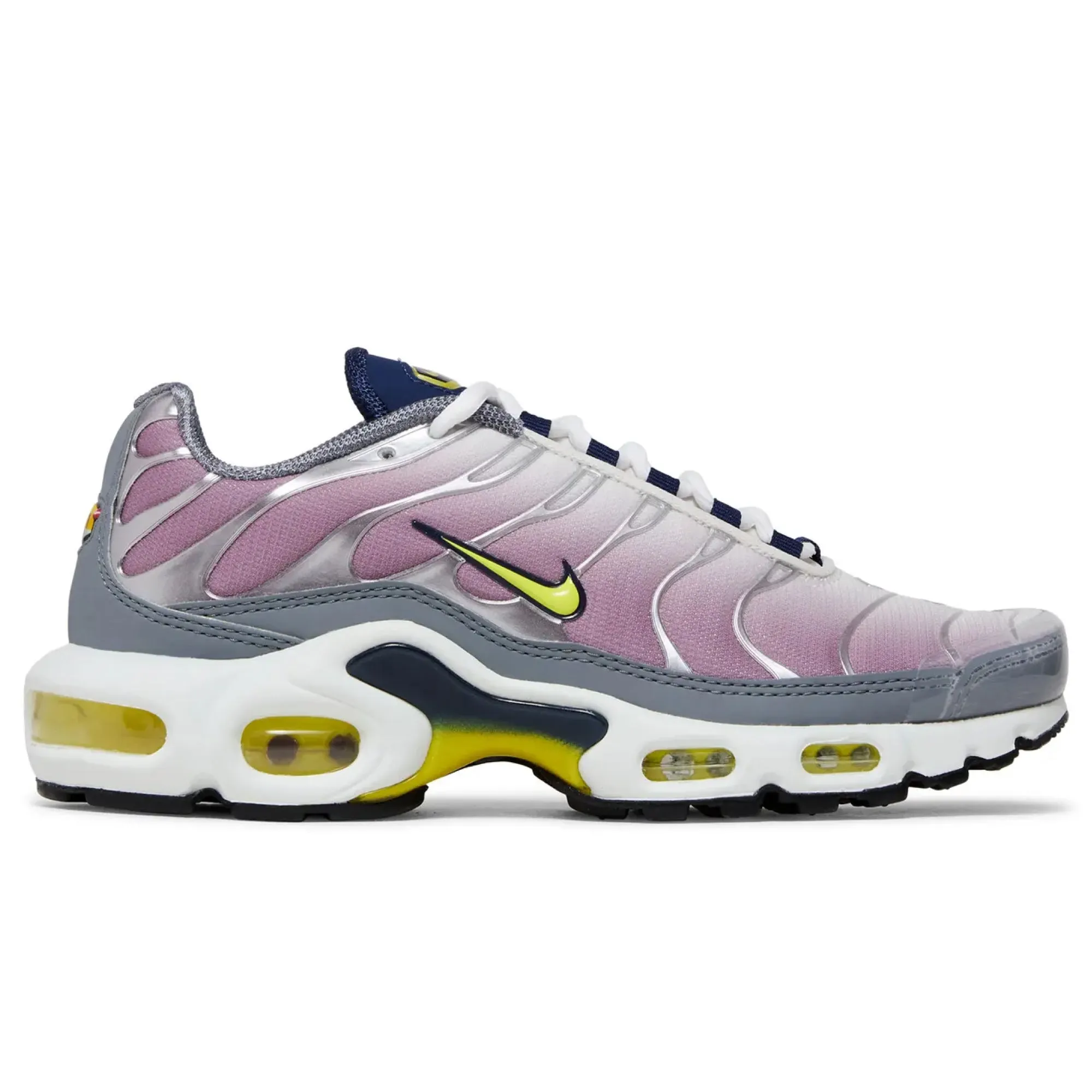 Breathable Toe Box Nike Air Max Plus Violet Dust High Voltage