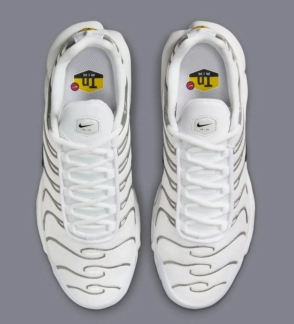 Nike Air Max Plus ? White Chrome ? Foot Arch Support