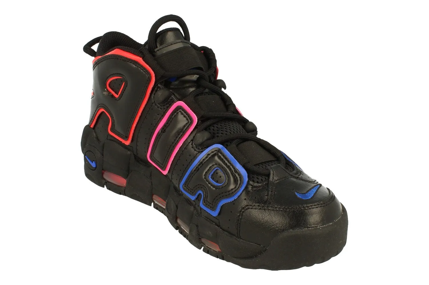 Nike Air More Uptempo 96 Mens Basketball Trainers Fd0729 001 rubber - finish - design shoes hook - and - loop closure shoes