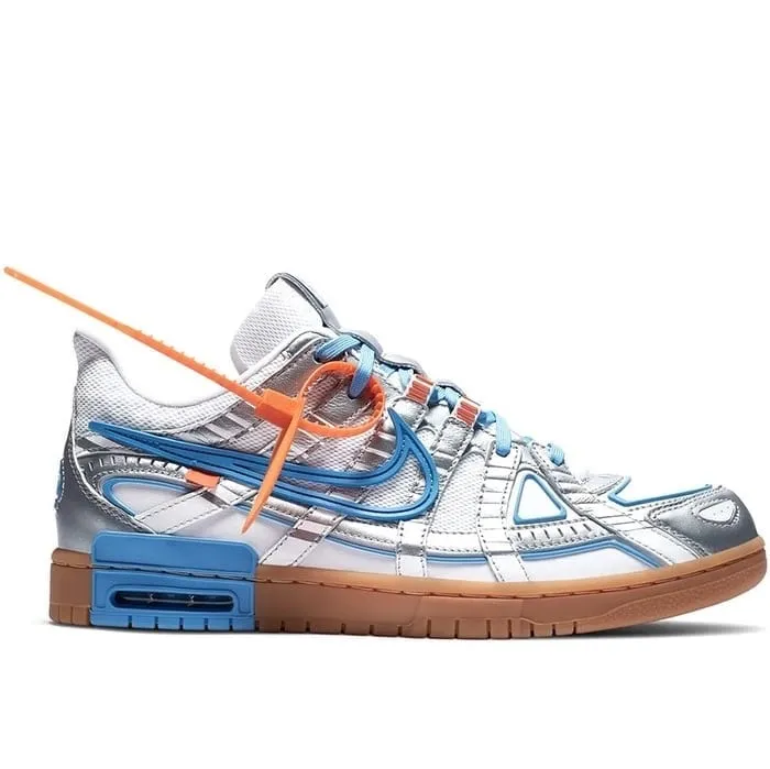 Nike Air Rubber Dunk Off-White UNC Quick Lace System