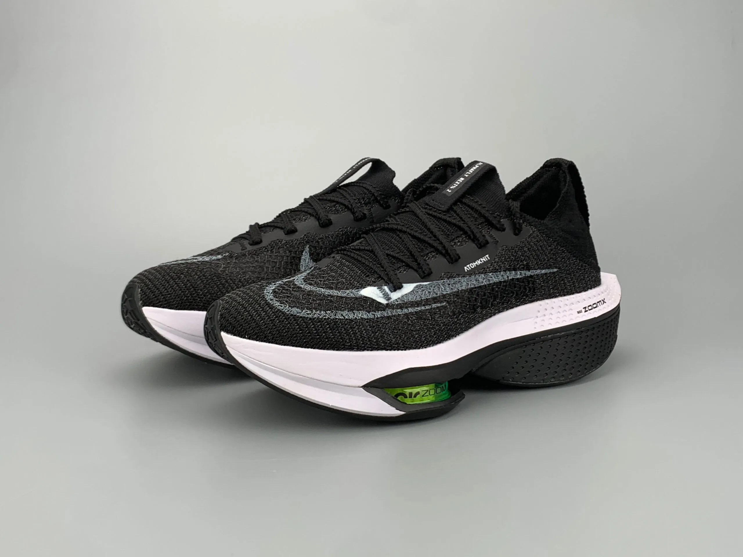 Nike Air Zoom Alphafly Next 2 Proto Total Black Ergonomic Heel Counter