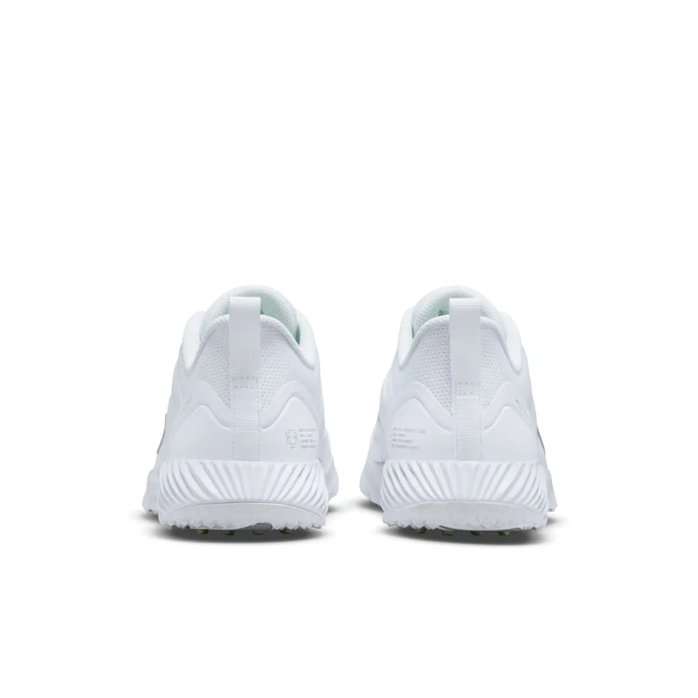 Nike Alpha Huarache 8 Pro Turf White/Silver Lacrosse Cleats