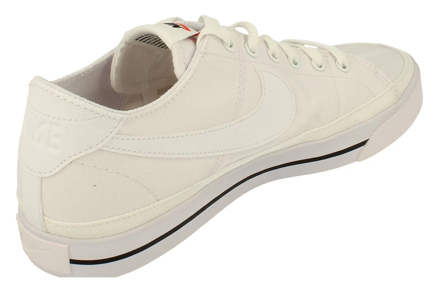 Nike Court Legacy Cnvs Mens Trainers Cw6539 100 Anti-slip Multi - surface