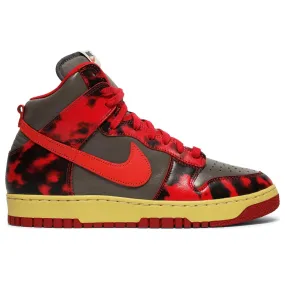 Nike Dunk High 1985 Red Acid Wash Bouncy Ride Feel